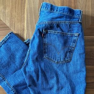 Levi's Indigo Mexico Vintage Blue Denim Jeans 36 x 34